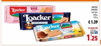 Conad Wafers loacker offerta