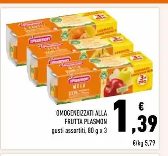 Conad Omogeneizzati alla frutta plasmon offerta
