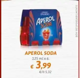 Conad Aperol soda offerta
