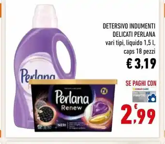 Detersivo indumenti delicati perlana