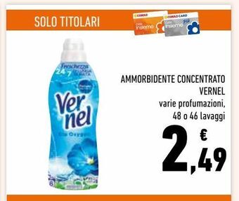 Conad Ammorbidente concentrato vernel offerta
