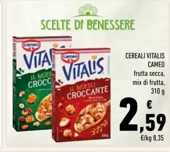 Conad Cereali vitalis cameo offerta