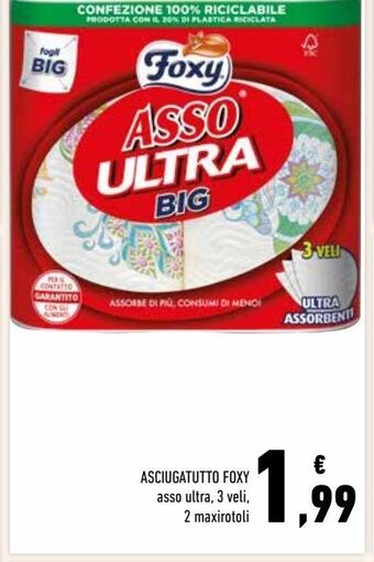 Conad Asciugatutto foxy offerta