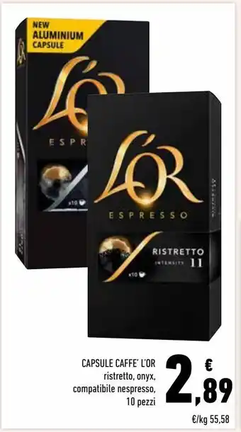 Conad Capsule caffè l'or offerta