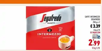 Conad Caffè intermezzo segafredo offerta