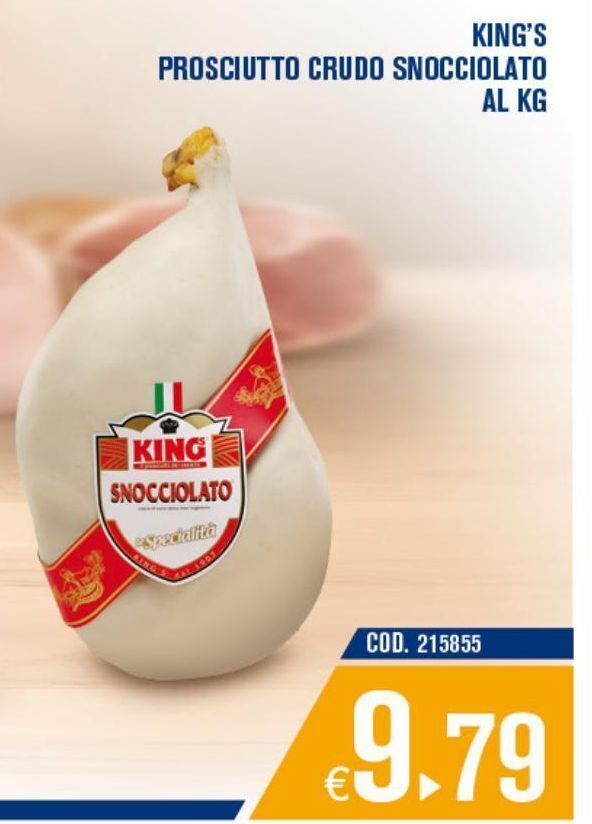 King's prosciutto crudo snocciolato offerta di Adhoc