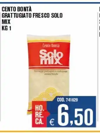 Cento bonta grattugiato fresco solo mix