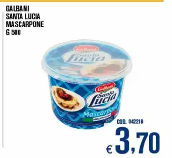 Adhoc Galbani santa lucia mascarpone offerta