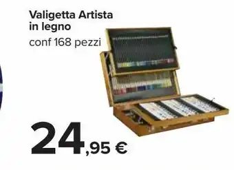 Valigetta artista in legno