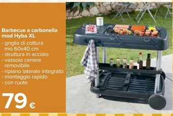 Carrefour Iper Barbecue a carbonella mod hyba xl offerta