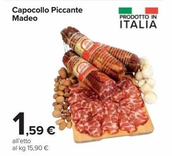 Capocollo piccante madeo