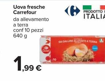 Uova fresche carrefour