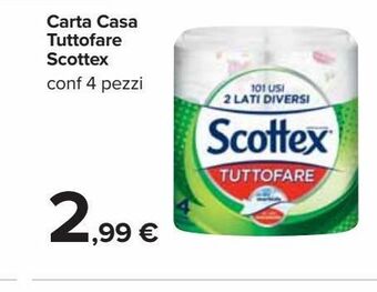 Carrefour Iper Carta casa tuttofare scottex offerta