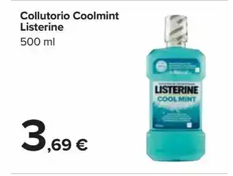 Carrefour Iper Collutorio coolmint listerine offerta