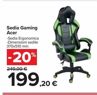 Sedia gaming acer