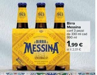 Carrefour Iper Birra messina offerta