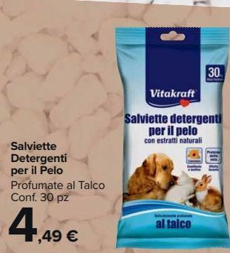 Carrefour Market Salviette detergenti per il pelo offerta
