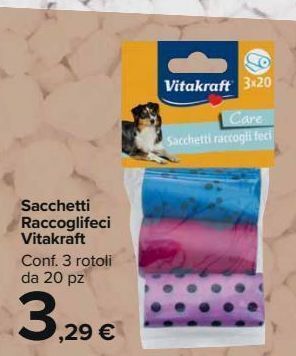 Sacchetti raccoglifeci vitakraft