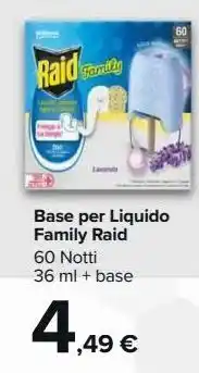 Base per liquido family raid