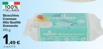 Carrefour Market Stracchino cremoso alta qualitá granarolo offerta
