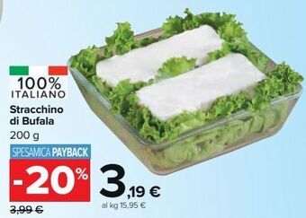 Carrefour Market Stracchino di bufala offerta