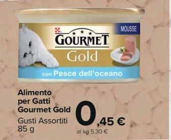 Carrefour Market Alimento per gatti gourmet gold offerta