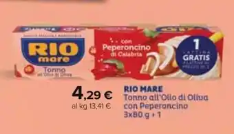 Tonno all'olio di oliva con peperoncino rio mare