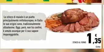 Conad Superstore Strinco al forno offerta