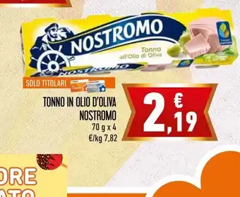 Conad Superstore Tonno in olio di oliva nostromo offerta