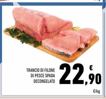 Conad Superstore Tranci di filone di pesce spada decongelato offerta