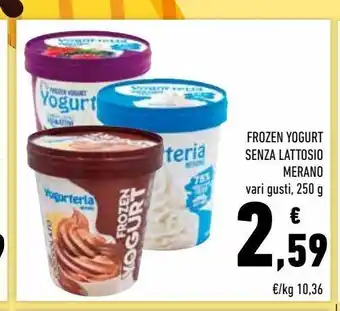 Conad Superstore Frozen yogurt senza lattosio merano offerta