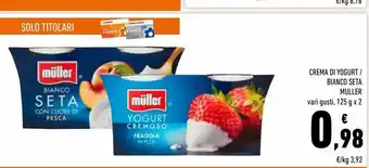Conad Superstore Crema di yogurt / bianco seta muller offerta