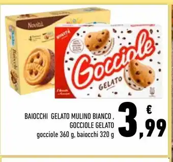 Conad Superstore Merenda gelato mulino bianco gocciole gelato offerta
