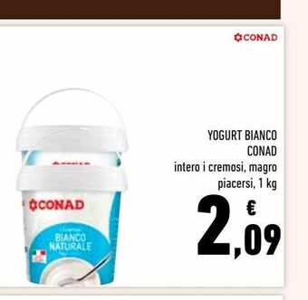 Conad Superstore Yogurt bianco conad offerta