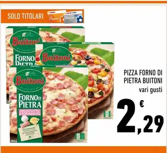 Pizza forno di pietra buitoni