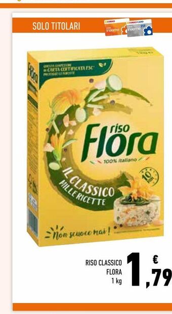 Conad Superstore Riso classico flora offerta
