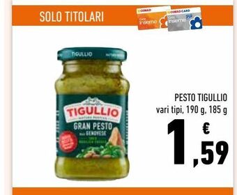 Conad Superstore Pesto tigullio offerta