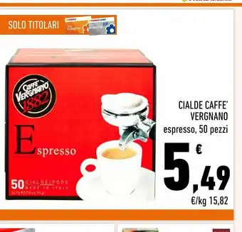 Conad Superstore Cialde caffè vergnano offerta