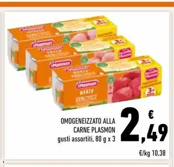 Conad Superstore Omogeneizzato di carne plasmon offerta