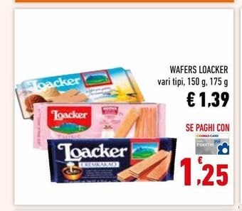 Conad Superstore Wafer loacker offerta