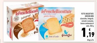 Conad Superstore Fette biscottate grissin bon offerta