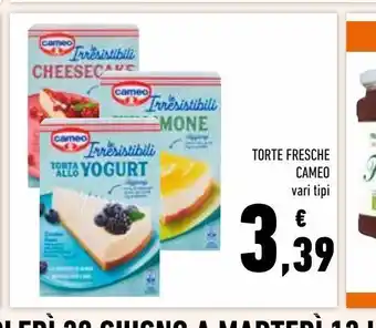 Conad Superstore Torte fresche cameo offerta