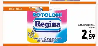 Conad Superstore Carta igienica regina offerta