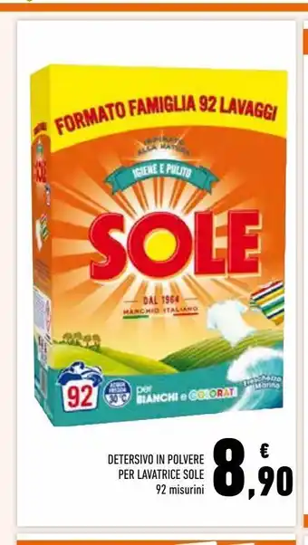 Detersivo in polvere sole