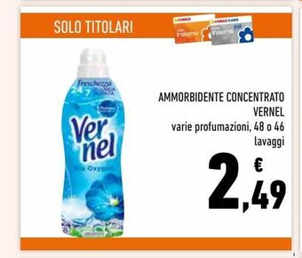 Conad Superstore Ammorbidente concentrato vernel offerta