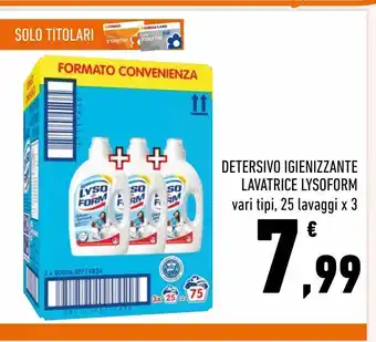 Conad Superstore Detersivo igienizzante lavatrice lysoform offerta