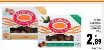 Conad Superstore Cremini / olive ripiene alla áscolana de carlonis offerta