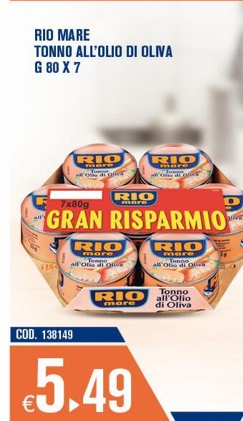 Rio mare tonno all'olio di oliva