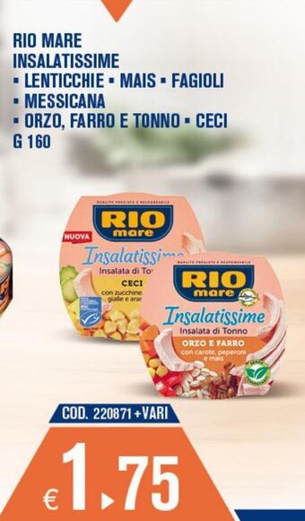 Adhoc Rio mare insalatissime offerta