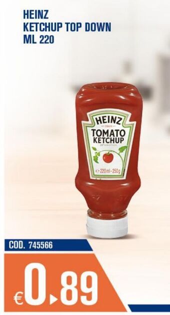 Heinz ketchup top down